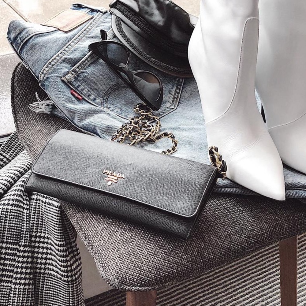 Prada Saffiano Wallet on chain